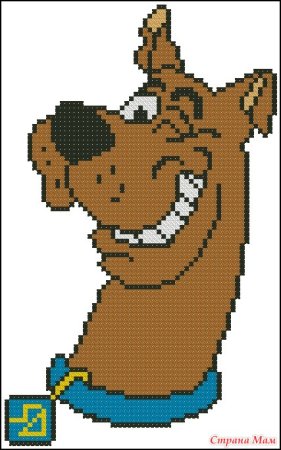 Вышивка крестом Скуби Ду