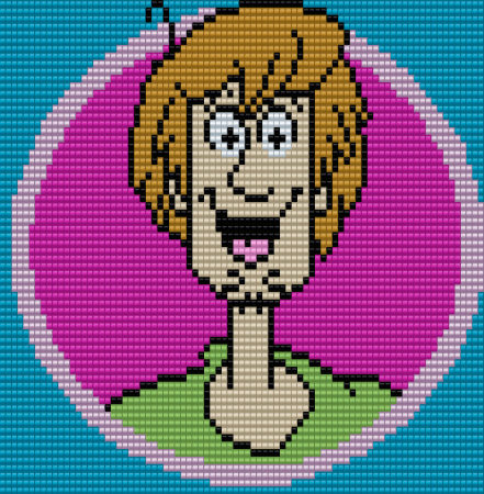 Скуби Ду вышивка