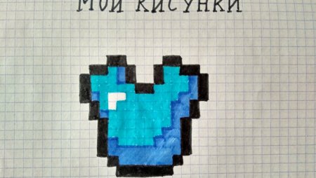 Алмазный нагрудник в клетку