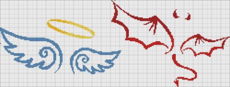 Крылья по клеточкам