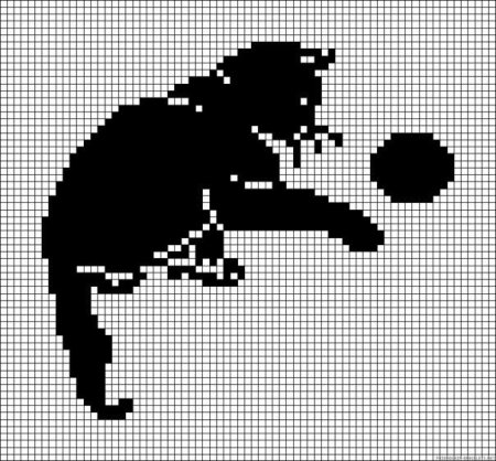 Рисунки по клеточкам сложные