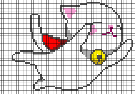 Красивые рисунки по клеточкам