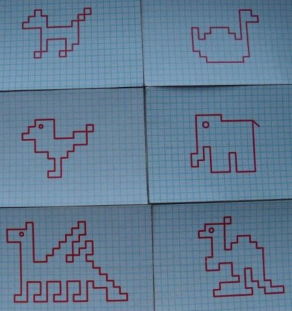 Фигуры в клетку