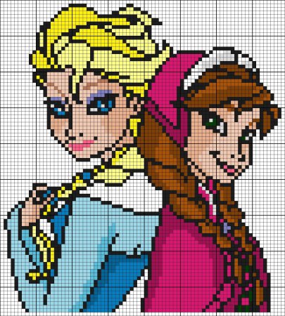 Вышивка Эльза Холодное сердце