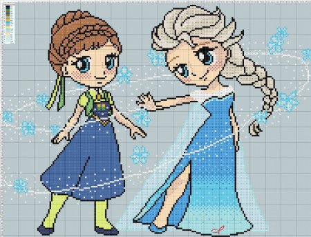 Эльза вышивка