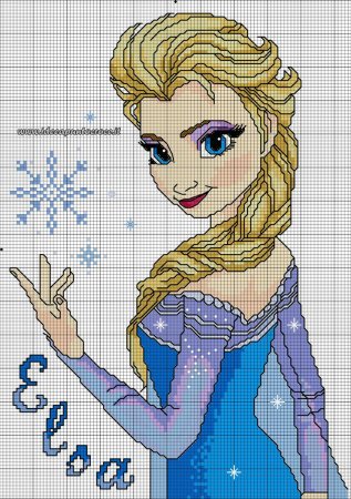 Эльза вышивка