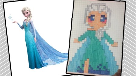 Эльза вышивка