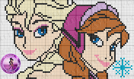 Пиксельная Эльза