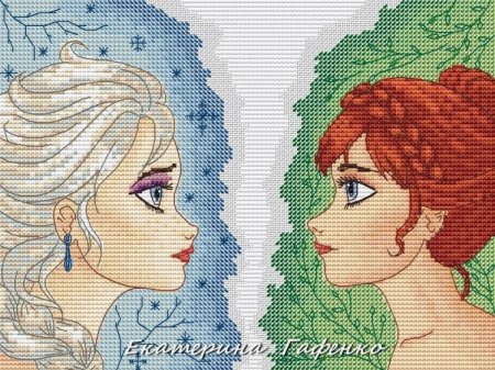 Схемы термомозайки Эльза