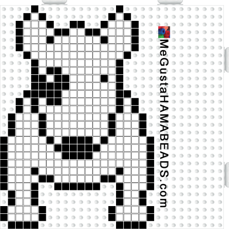 Бультерьер схема для вышивки