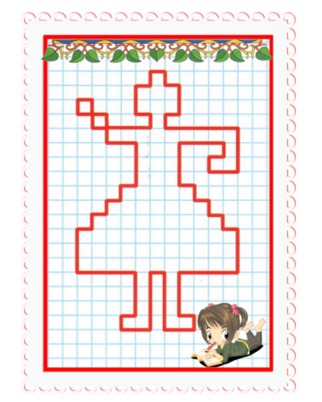 Рисунки по клеточкам в тетради лёгкие