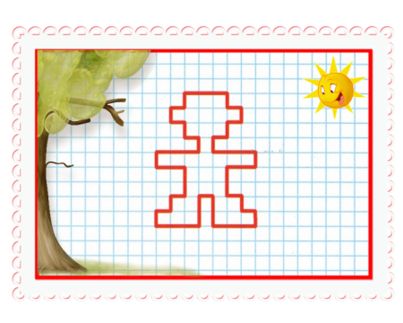 Рисунки по клеточкам в тетради