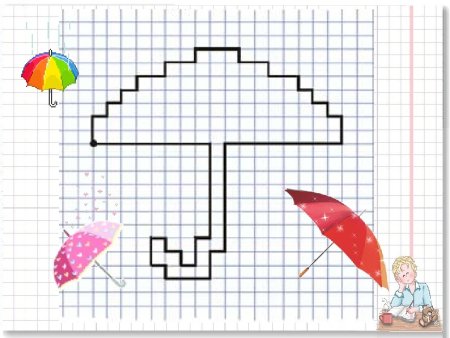 Графический диктант 1 класс