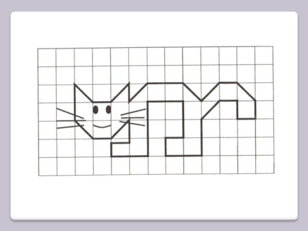 Рисование животных по клеточкам для детей