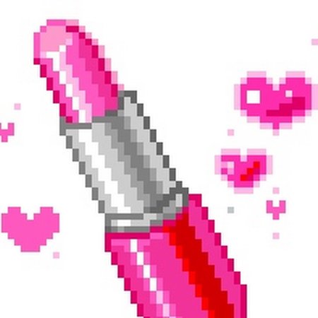 Помада по клеточкам маленькая