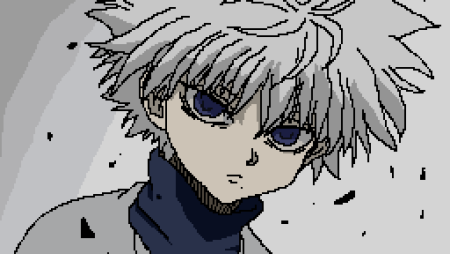 Киллуа в пикселях