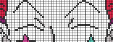 Пиксельные рисунки для браслета