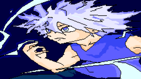 Хантер Хантер пиксельный