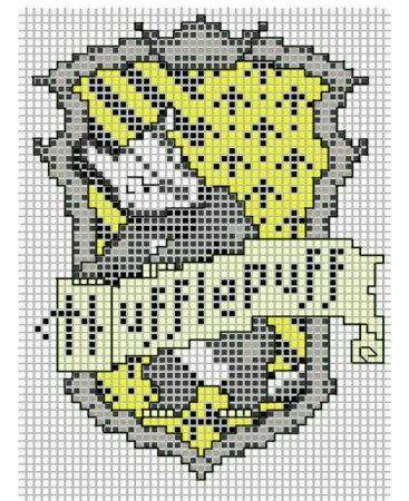 Вышивка Гарри Поттер факультеты