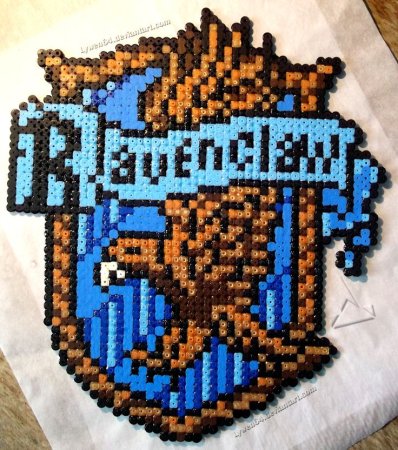 Герб Гарри Поттера из бисера
