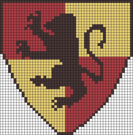 Вышивка Гриффиндор крестиком