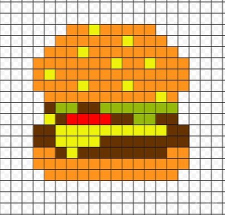 Рисование по клеточкам напитки