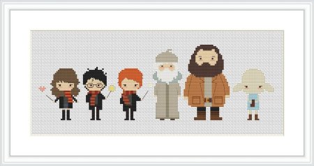 Маленькие вышивки Гарри Поттер