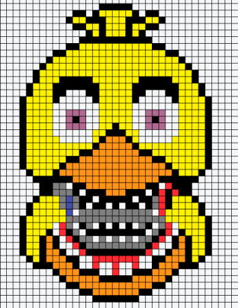 Пиксельный Фредди из ФНАФ 1