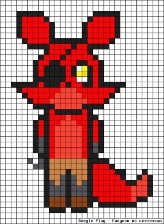 Фредди по клеточкам