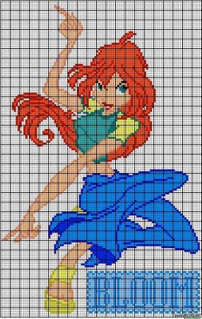 Вышивка крестом по клеткам