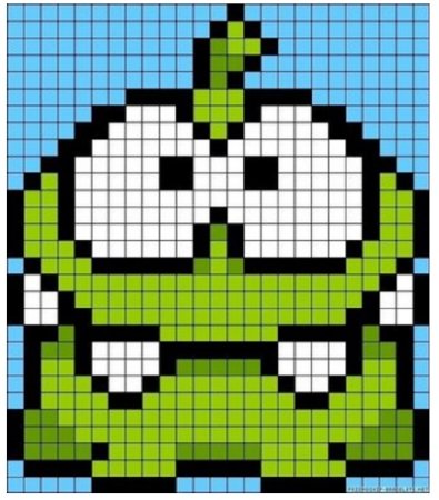 Рисунки квадратиками