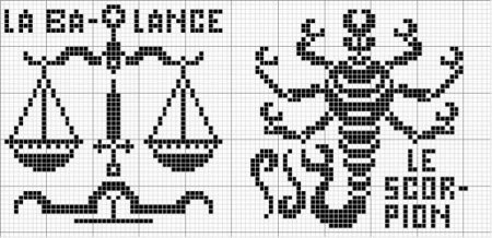 Схемы Вышивание знаки зодиака