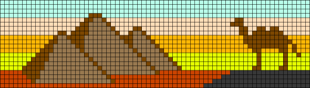 Рисование по клеточкам природа