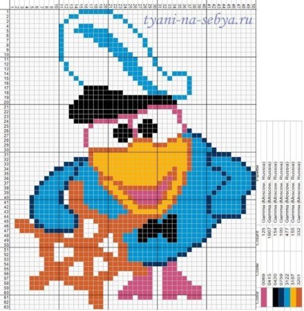 Кар Карыч вышивка крестом