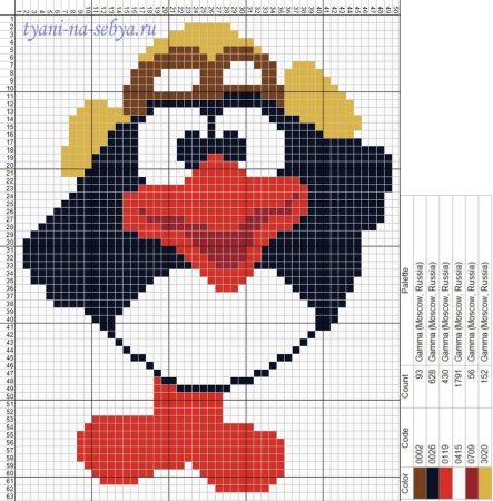 Вышивания Смешарики