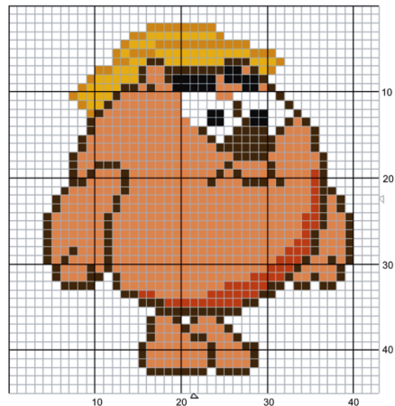 Вышивка крестиком Копатыч