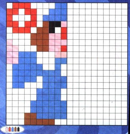 Закрашивание по клеточкам