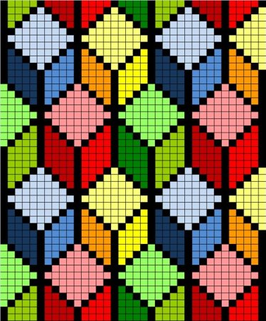 Геометрический орнамент вышивка