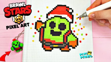 Ксельный рисунок спайка