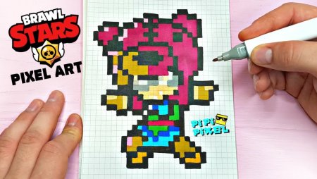 БРАВЛ старс по клеточкам