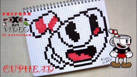 Cuphead по клеточкам