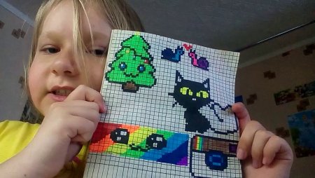 Пазлы. Рисование по клеткам