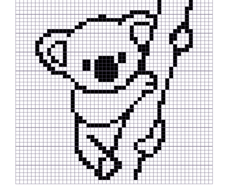 Схемы рисунков по клеточкам маленькие