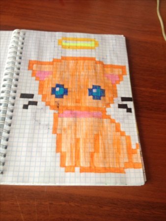 Рисование по клеткам Ксения