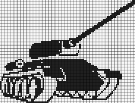 Танк по клеточкам