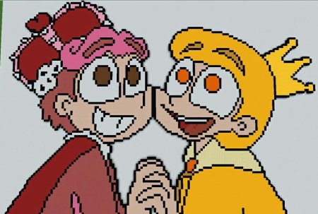 Земля королей пиксель арт