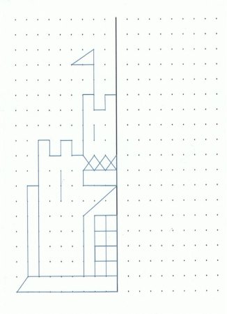 Дорисуй по клеточкам