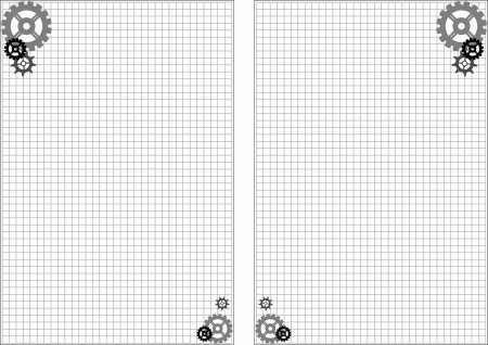 Листы для блокнота в клеточку