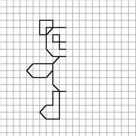 Рисование по клеточкам для дошкольников
