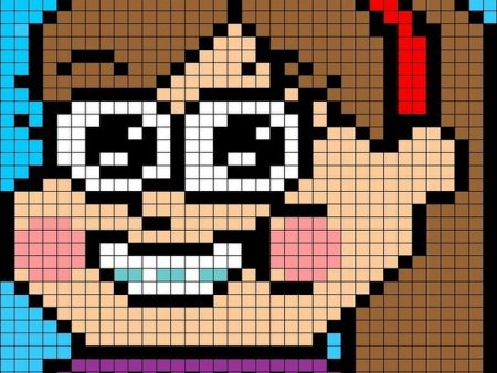 Венди по клеточкам из Гравити Фолз